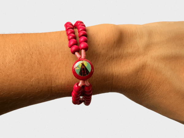 Terço Pulseira colorido