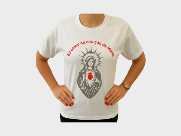 Camiseta Coração de Maria